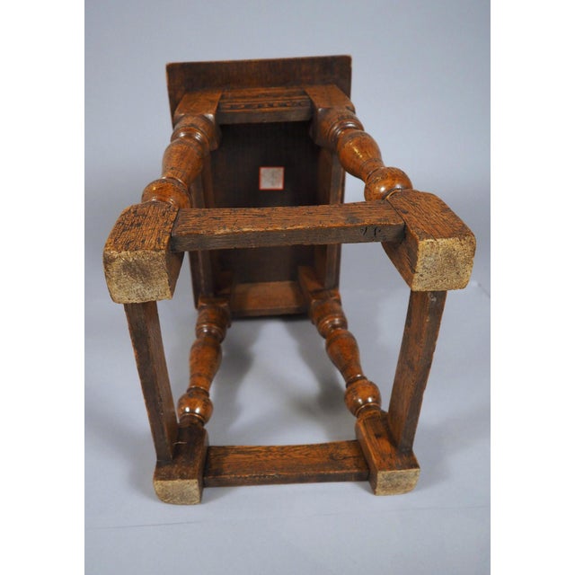 Antique 17th Century English Joint Stool For Sale - Image 9 of 18