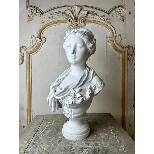 After Carrier-Belleuse, Bust, 1900, Bisque For Sale - Image 13 of 13