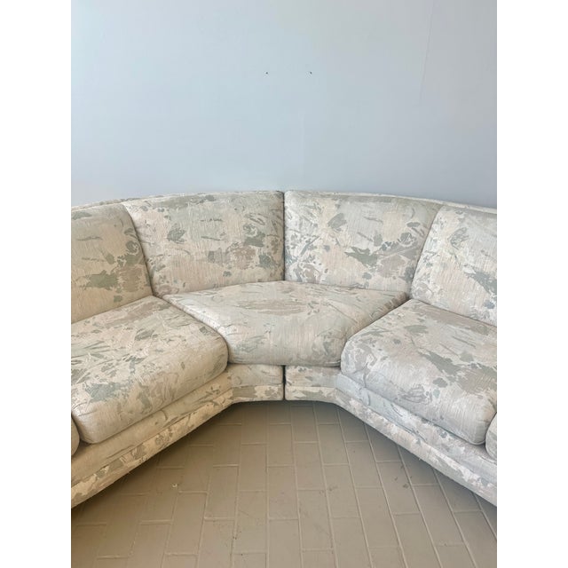 Late 20th Century Postmodern Sculpted Sectional Sofa For Sale - Image 10 of 12