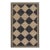 Erin Gates by Momeni Orchard Court Checker Black Hand Woven Wool and Jute Area Rug 5' X 8' For Sale
