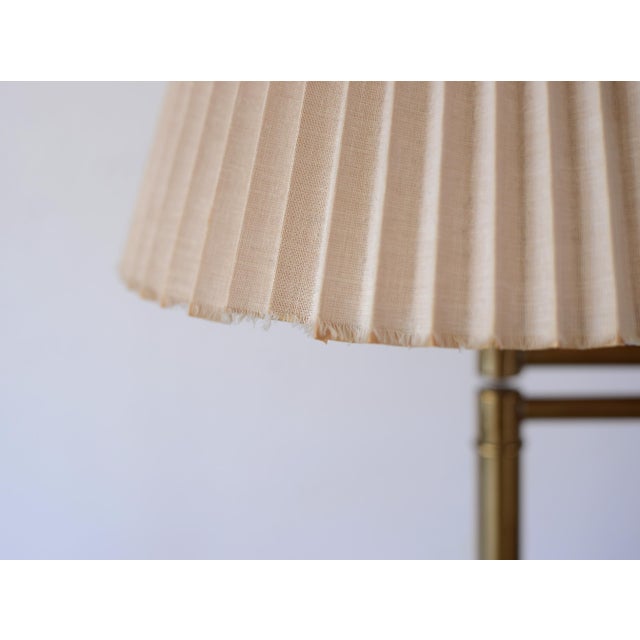 Metal Vintage Bauhaus Walter Von Nessen Articulating Brass Table Lamps - A Pair For Sale - Image 7 of 14