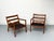 Set of two Senator lounge chairs in a beautiful design, crafted from solid teak, by Professor Ole Wanscher and...
