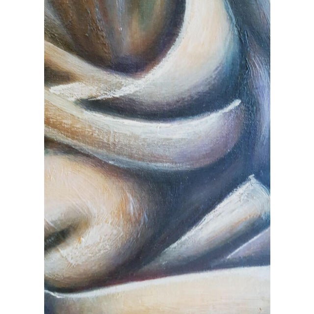 1970s Justin Pelissier, Les 3 Saintes Amarie, 1970s, Oil on Canvas For Sale - Image 5 of 17