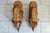 Burmese Artist, Statues of Buddhist Monks in Prayer, 19th Century, Wood, Set of 2 For Sale - Image 5 of 18