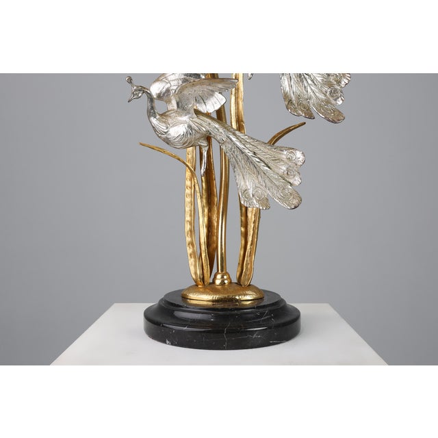 1970s Hollywood Regency Theatrical Table Lamp from Galeotti, Italy, 1970s For Sale - Image 5 of 15