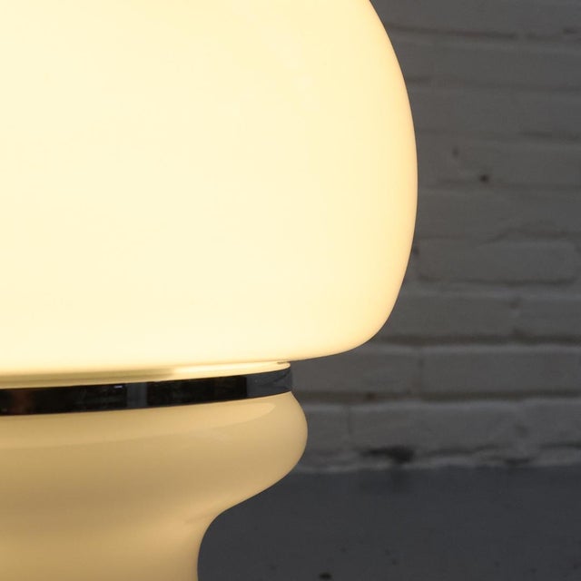 Italian Space Age Glass Table Lamp, 1970s For Sale - Image 11 of 13