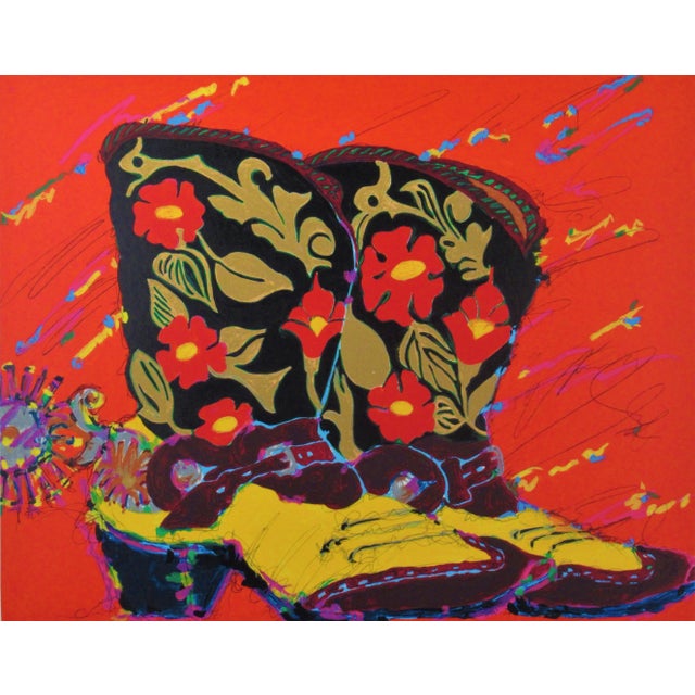 This artwork titled "My Wife Married a Lie" is a original color serigraph on Wove paper by American artist Kim Yoakum. It...