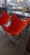 Pair of iconic Butterfly chairs (also known as BKF chairs), and that vibrant orange really makes them pop! They are the...