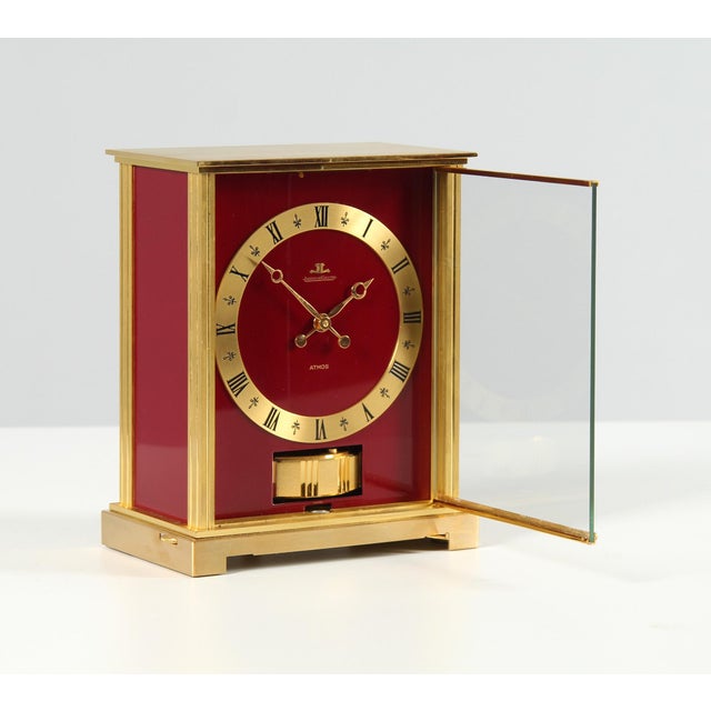 Red Atmos Clock from Jaeger Lecoultre, 1973 For Sale - Image 12 of 12