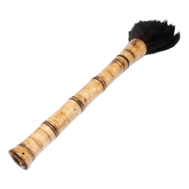 Chinese Bone Calligraphy Brush, C. 1900 For Sale