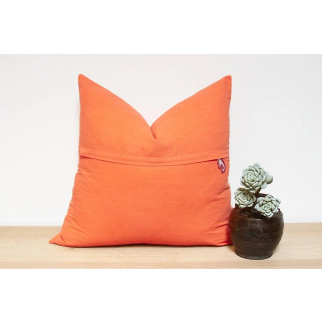 Goldfish Orange Handmade Pillow Cover For Sale In Los Angeles - Image 6 of 7