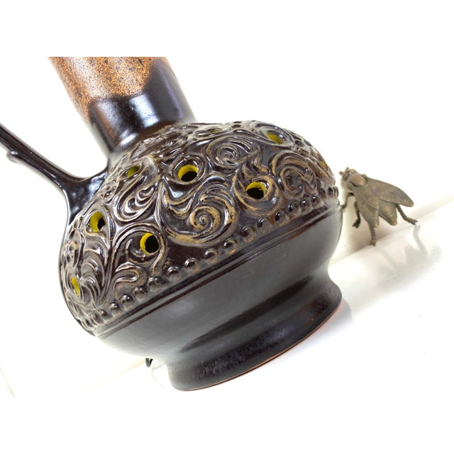 Mid-Century Ceramic Floor Lamp from Fat Lava, Germany, 1970s For Sale - Image 11 of 13