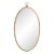 Lifestyle by JY Wade Mirror in Antique Brass For Sale
