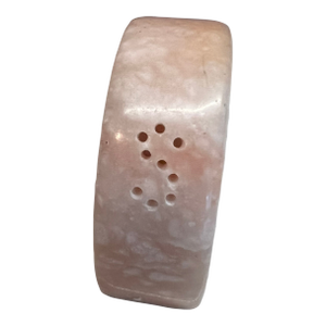 Unique One-Piece Mid Century Marble Salt and Pepper Shaker