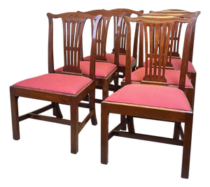 Chippendale Mahogany Dining Chairs, 1760, Set of 6