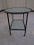 Bauhaus Black Metal Frame Salon Table with Sanitized Glass Top, 1940s For Sale - Image 7 of 13