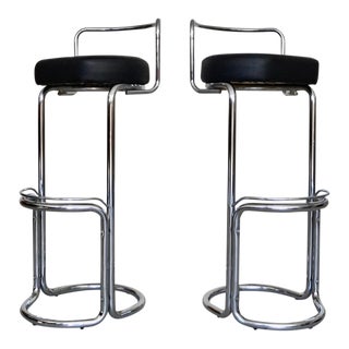 Pair of Itaian Bonaldo Casa Bar Stools For Sale