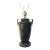 Mid 20th Century Black Chinoiserie MCM Table Lamp For Sale