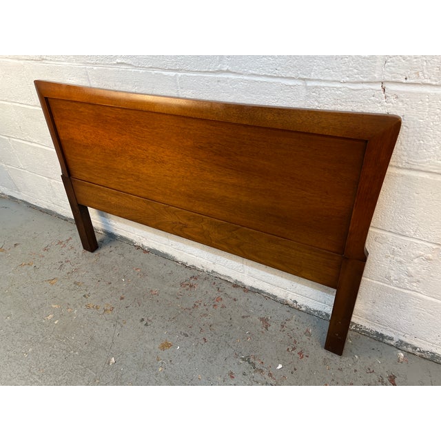 Henredon Vintage Walnut 'Circa 60' Headboard by Henredon For Sale - Image 4 of 9