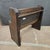 Antique Oak English Church Pew Bench With Low Carved Arms For Sale - Image 11 of 13