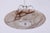 Art Deco Chandelier in Aluminium and Marbled Glass, Czech, 1940s For Sale - Image 3 of 13