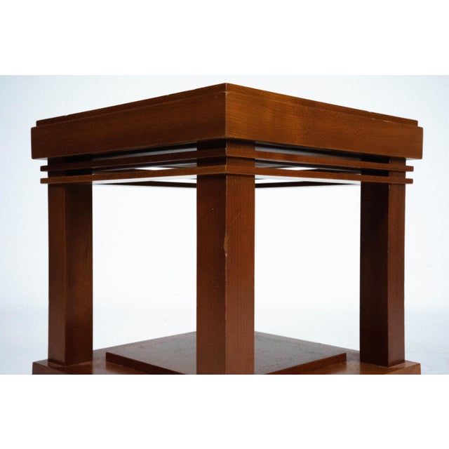 1980s Robie Side Table by Frank Lloyd Wright for Cassina, 1989 For Sale - Image 5 of 17