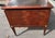 French Neoclassical Mahogany Leather Top Desk With Ormolu Urn Mounts & Pull-Out Slides For Sale - Image 4 of 12