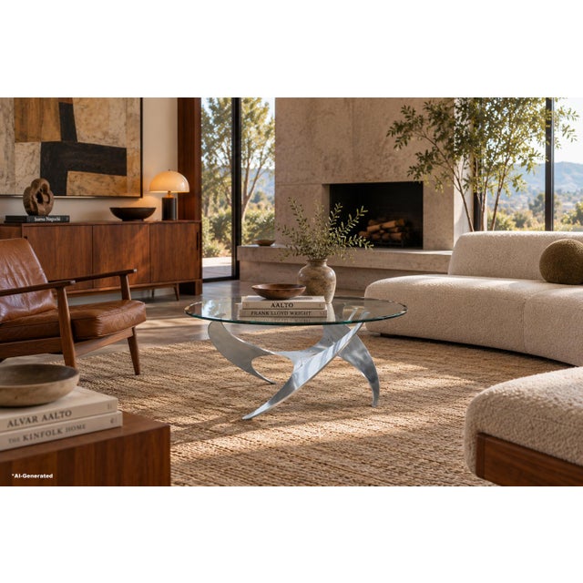 Designed by German designer Knut Hesterberg for Ronald Schmitt in the 1960s, this mid-century modern coffee table is...