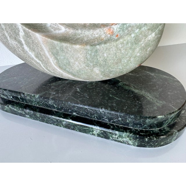 Vintage R. D. Applebaum Abstract Free- Form Hand-Carved Marble Sculpture/ Sold For Sale - Image 4 of 12