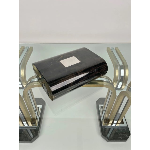 Goatskin Box by Tommaso Barbi, Italy, 1970s For Sale - Image 3 of 14