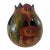 2010s “Gorgeous “ Artist-Made Hand-Carved & Hand-Painted Calla Lilies Gourd Vessel For Sale