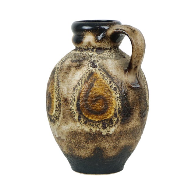 Vintage West German Fat Lava Drip-Glaze Pottery Vase from Dümler & Breiden, 1960s For Sale - Image 3 of 9