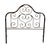 19th Century Bristol Wrought Iron Headboard with Floral Motifs, United Kingdom, 1890s For Sale - Image 14 of 18