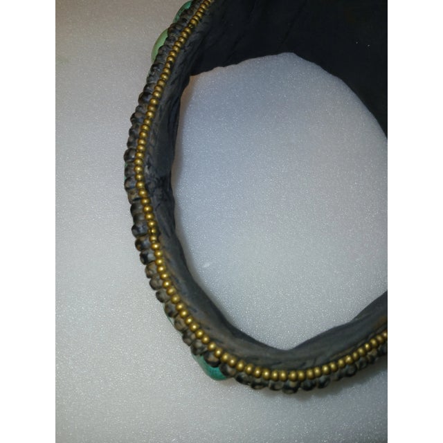 Vintage Turquoise and Silvefr Tibetan Headdress For Sale - Image 12 of 12