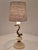 Metal Vintage Sculptural Table Lamp in Alabaster, 1930s For Sale - Image 7 of 15