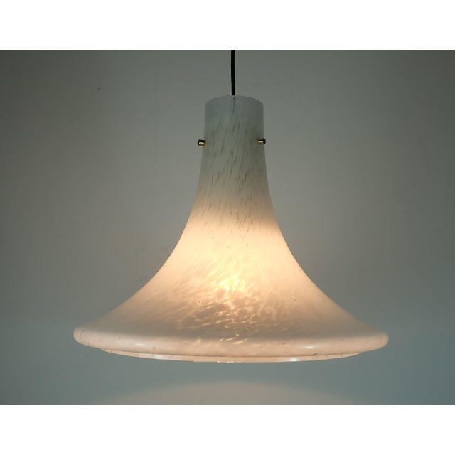 Large Vintage Pendant Light from Glashütte Limburg, 1970s For Sale - Image 6 of 11