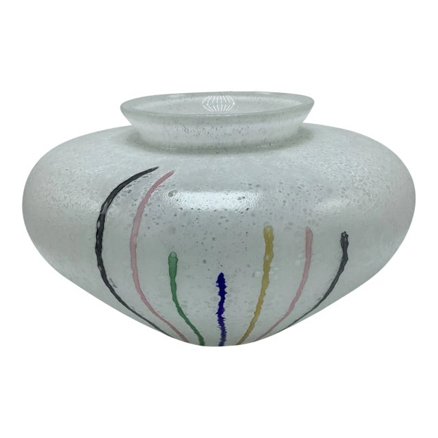 Vintage Costa Boda Large Glass Bowl For Sale