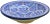 Blue Ceramic Bowl W/ Arabesque Pattern For Sale - Image 8 of 12