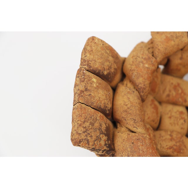 1950s Fishwife Basket Card Receiver or Trinket Tray, Earthenware, Portuguese For Sale - Image 13 of 17