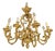 French Style Elegance Gold Chandelier For Sale