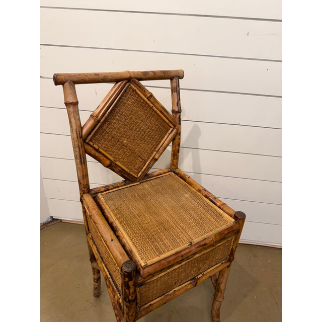 Mid 19th Century 19th Century English Bamboo Chair For Sale - Image 5 of 7