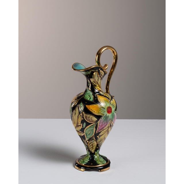 Mid 20th Century Belgium Green Ceramic Jar For Sale - Image 15 of 15