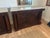 Pair of Baker Furniture Neoclassical Mahogany Chests With Original Stone Tops & Brass-Tone Hardware For Sale In Phoenix - Image 6 of 14