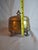 This is an authentic 19th-century Eastern European footed brass Etrog box (Sukkot citron vessel), originally acquired from...