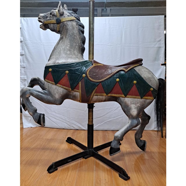 Original Gustav Dentzel Carousel Horse For Sale - Image 4 of 12