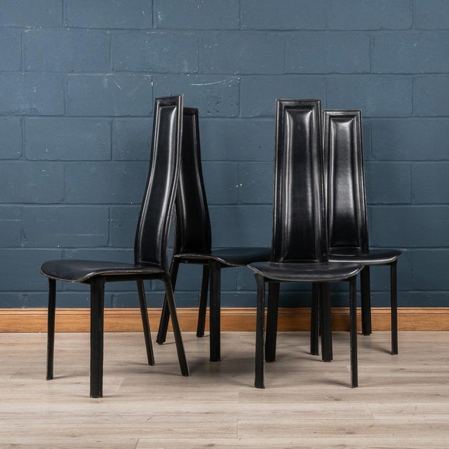 Italian Alice Dining Chairs by Giorgio Cattelan for Emmepi, 1984, Set of 4 For Sale - Image 6 of 18
