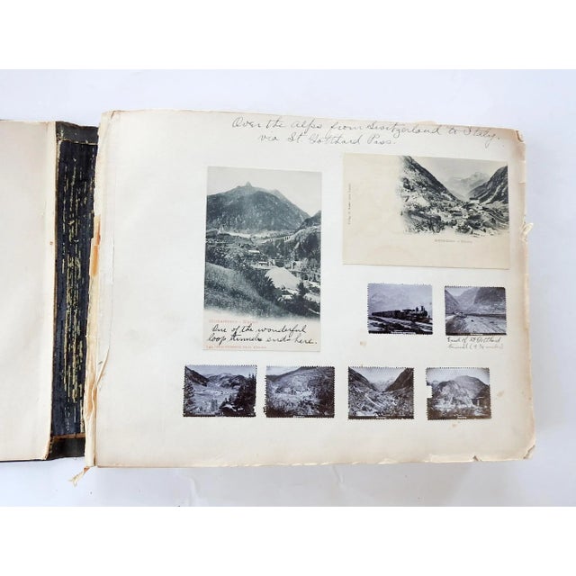 Antique Grand Tour Album Photographs Italy Handcolored Photos Postcards For Sale - Image 11 of 12