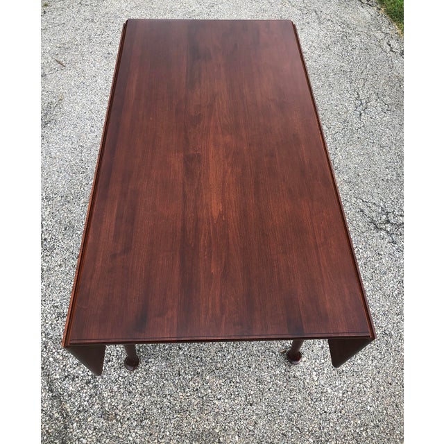 MidCentury L. Hitchcock Stenciled Drop Leaf Dining Table Chairish