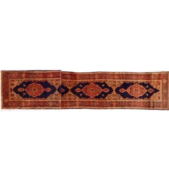 1910s Persian Mishan Malayer Palace Runner For Sale - Image 12 of 12