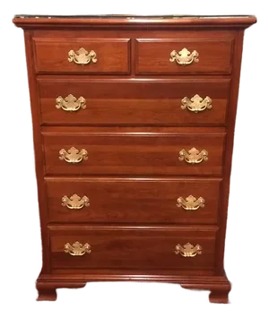 Ethan Allen Chest of Drawers, Cherry Tall Chest